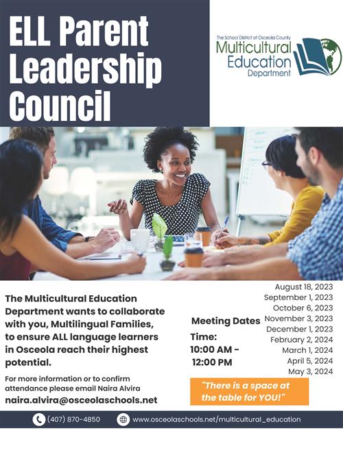 ELL Parent Leadership Council